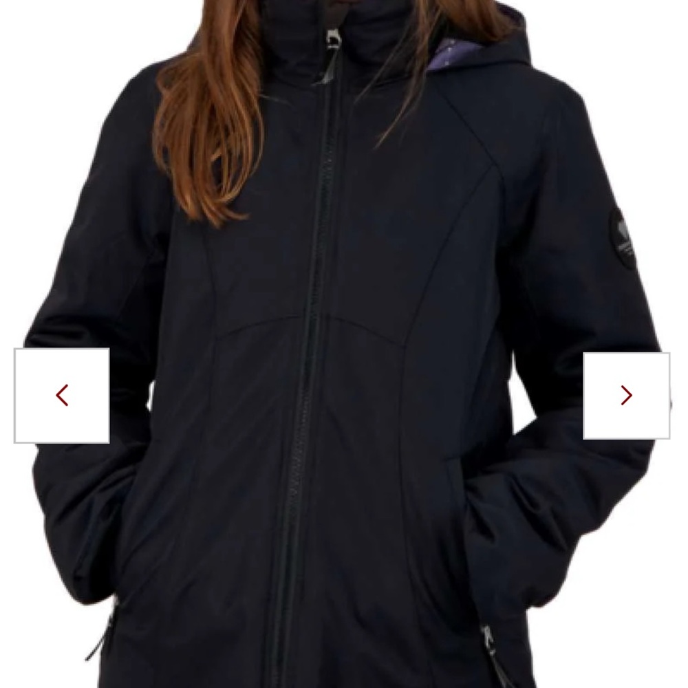 Obermeyer Girls Rylee Insulated Black Ski & Snow Jacket